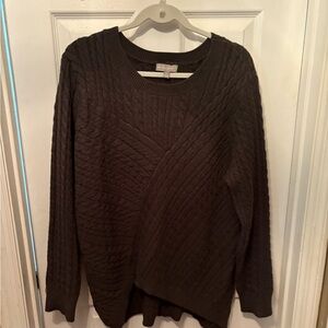 Cyrus green Crew Neck Sweater‎ Classic Knit